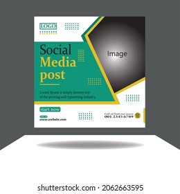 Plantilla de diseño de publicaciones de medios profesionales.
