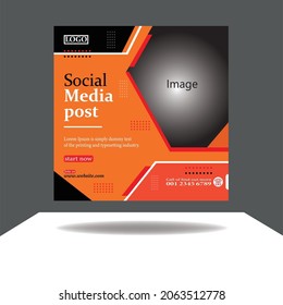 Plantilla de diseño de publicaciones de medios profesionales.