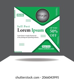 Plantilla de diseño de publicaciones de medios profesionales.