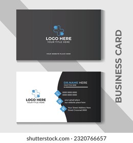 Professional Medical Business Card Template or Medical business card corporate identity design