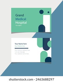 Professional Medical Business Card Template or Medical business card corporate identity design