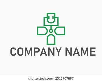 Professional medical logo design, perfect for clinics, hospitals, and healthcare brands.