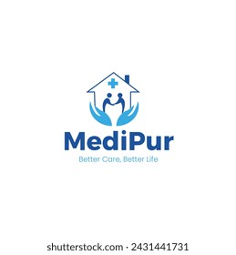 Plantilla profesional del vector del logotipo médico 