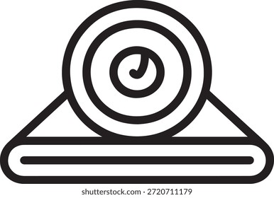 Ilustración vectorial de herramienta de estetoscopio médico de Profesional. Símbolo de equipo de diagnóstico sanitario. Icono de la clínica médica.