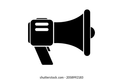 Professional megaphone icon. Simple illustration of professional megaphone vector icon for web