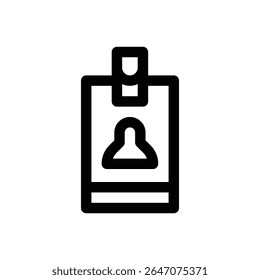 Profesional de miembros. Icono de Vector de trazo editable.