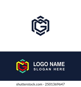 Professional MG or GM letters logo.