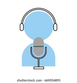 Professional microphone transmit