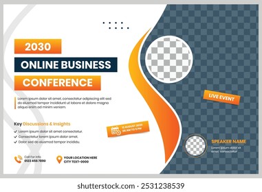 Professional Minimal Corporate Business Fatura e Negócios Corporativos modernos com Gráficos de design de modelo de folhetos atraentes. Definir para imprimir com vetor