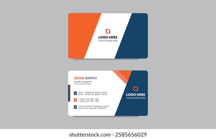 Professional and Minimalist Business Card 
