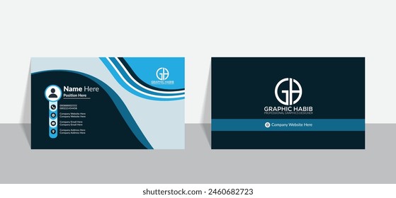 Professional and Minimalist Business Card Design.