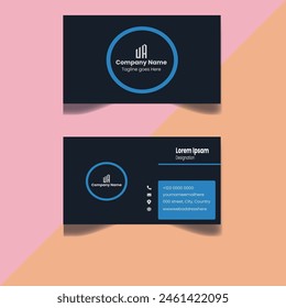 Professional and Minimalist Business Card Design