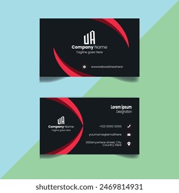 Professional and Minimalist Business Card Design