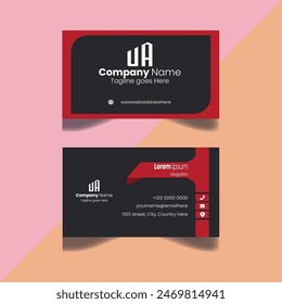 Professional and Minimalist Business Card Design