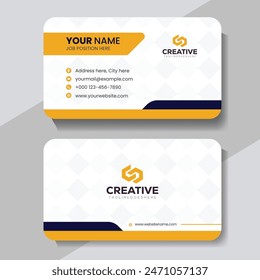 Professional and Minimalist Business Card Design