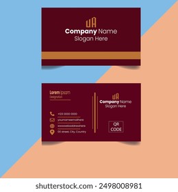 Professional and Minimalist Business Card Design