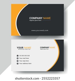 Professional And Minimalist Business Card Design