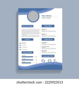 Professional Minimalist CV  Resume 
 Design Template