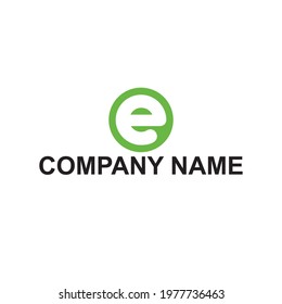Professional and minimalist  E logo 
