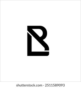 Letra profissional e minimalista BL LB Design do logotipo