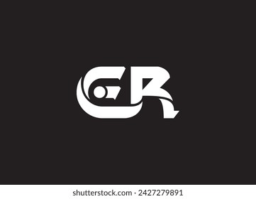 Professional and Minimalist Letter ER RE Logo Design,