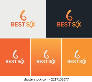 Professional minimalist logo design vector template, free vector, logo template, best logo, six logo