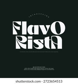 Un logotipo de Vector minimalista profesional que representa a un experto culinario o barista con un enfoque en el sabor.
