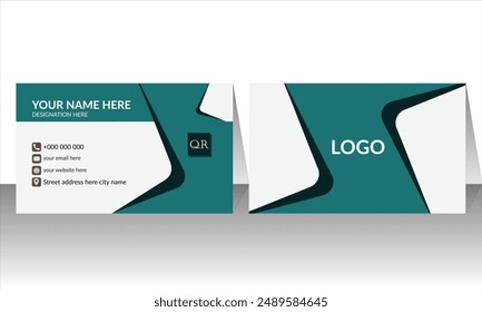 Profesional y tarjeta de visita minimalista Introducción Tarjeta de visita para el propio concepto. Diseño de negocio simple Diseño de tarjeta personal moderno, Plantilla de tarjeta de identidad corporativa