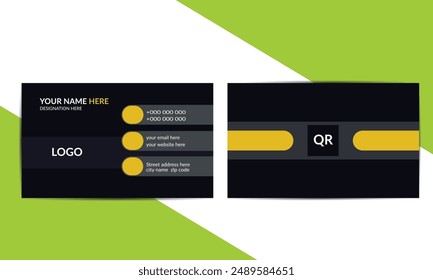 Profesional y tarjeta de visita minimalista Introducción Tarjeta de visita para el propio concepto. Diseño de negocio simple Diseño de tarjeta personal moderno, Plantilla de tarjeta de identidad corporativa