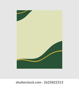O relatório anual profissional e minimalista cobre o modelo com elementos de linha ondulada abstrata e layout limpo. Ideal para relatórios corporativos, propostas de negócios ou perfis de empresas.