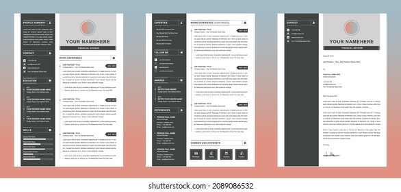 Professional Moden Resume Template 2022