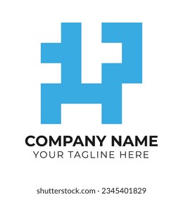 Professional modern abstract minimalist business logo design template