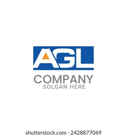 Professional and modern AGL lettermark letter vector logo design template for construction, property management, real estate, agency, company or business.