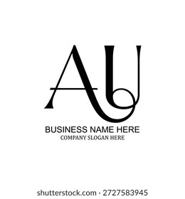 Design de logotipo profissional e moderno da UA para start-ups e empresas, com marca exclusiva da UA, identidade criativa da UA, ícone versátil da UA, inspiração minimalista de logotipo plano e vetorial para uma presença de marca destacada