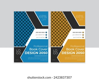professional and modern book cover design 