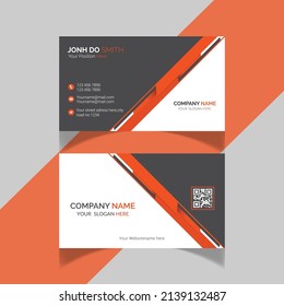 professional modern business card desgin template