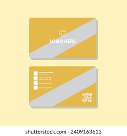 Professional and modern business card design