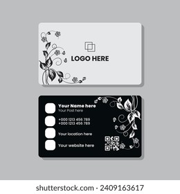 Professional and modern business card design