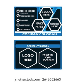 Professional modern business card design  visiting card