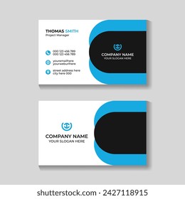 Professional modern business card template design