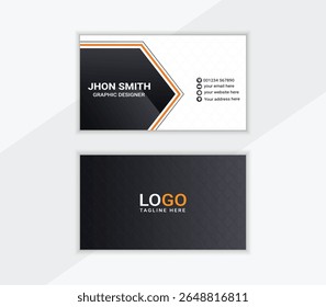 Professional and modern business card template, ideal for personal branding, corporate identity, or small businesses. Fully editable vector file with clean layout, print-ready, and easy to customize. 