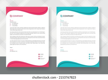 Professional  Modern Business Letterhead Design Template