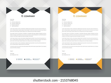 Professional  Modern Business Letterhead Design Template