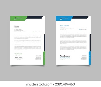 Professional And Modern Business Letterhead Template Design