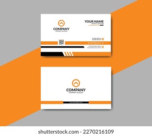 Professional modern clean abstract business card template, Creative minimal visiting card design
