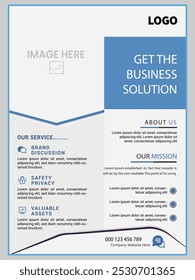 Professional and modern Corporate Business with Eye-Catching Flyers Template Design Graphic