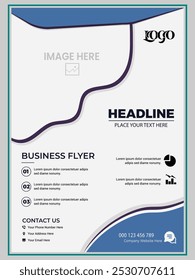 Professional and modern Corporate Business with Eye-Catching Flyers Template Design Graphic