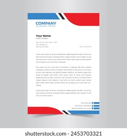 Professional And Modern Corporate Business Letterhead Template