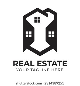 Professional Modern Creative Abstract Minimal Real Estate Home House Logo Design