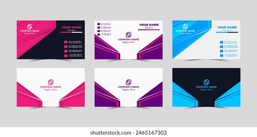 Professional Modern  Creative and Clean Corporate Business Card design Template
